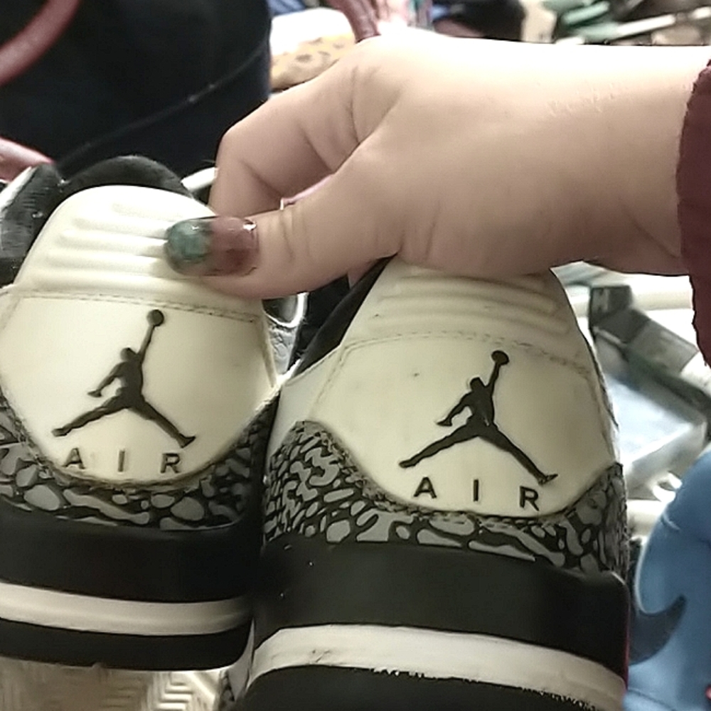 Jordan 7.5 uhm white gray red black